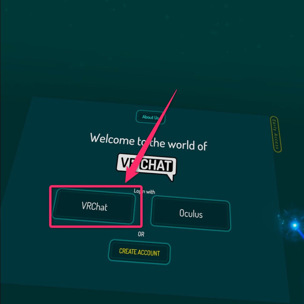 VR Chatを選択