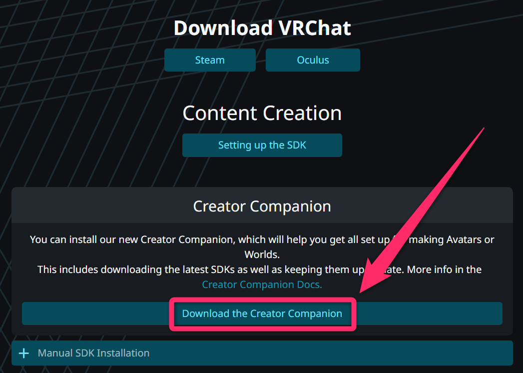 Download the Creator Companion