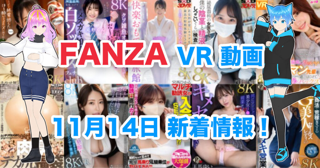 2024年11月14日FANZA VR動画 新着情報